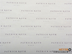 Patrick Roth Seidenpapier natur bedruckt