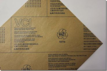 VCI-Antitarnish Paper, PE-coated, reels and sheets