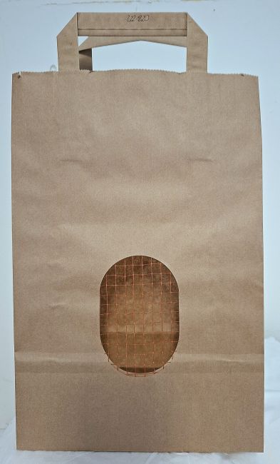 Kartoffelbeutel Sisalfenster o. Druck 2,5 kg