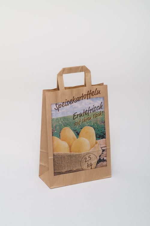 Kartoffelbeutel 2,5 kg mit Motiv Erntefrisch aus der Region