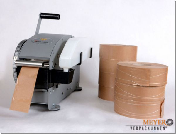 Gummed/Wet Tape brown 60 mm x 200 running meters, box with 12 rolls