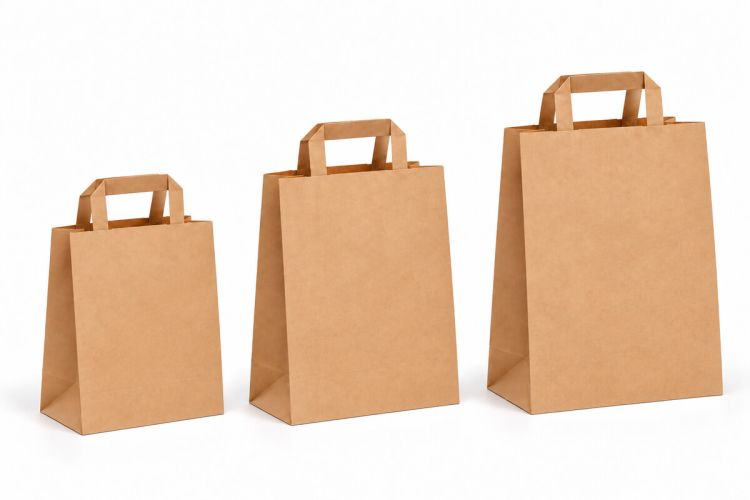 Kartoffelmotiv - Kraftpapier braun