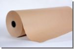 Kraftpaper brown ribbed, approx. 85gr/sqm, reels, pallets a 500 kg